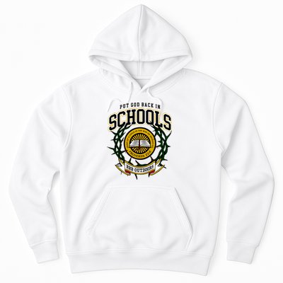 Zach Rushing Wearing Put God Back In Schools Hoodie