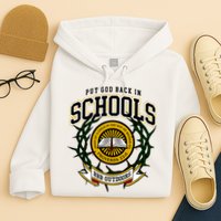 Zach Rushing Wearing Put God Back In Schools Hoodie