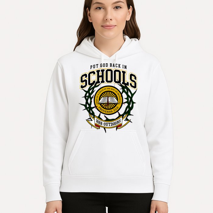 Zach Rushing Wearing Put God Back In Schools Hoodie