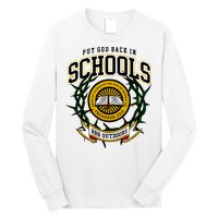 Zach Rushing Wearing Put God Back In Schools Long Sleeve Shirt