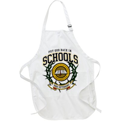 Zach Rushing Wearing Put God Back In Schools Apron