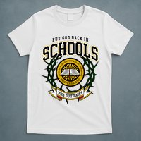Zach Rushing Wearing Put God Back In Schools T-Shirt