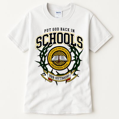 Zach Rushing Wearing Put God Back In Schools Tall T-Shirt