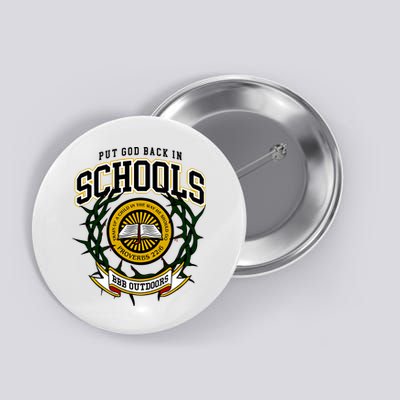 Zach Rushing Wearing Put God Back In Schools Button