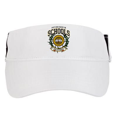 Zach Rushing Wearing Put God Back In Schools Adult Drive Performance Visor