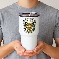 Zach Rushing Wearing Put God Back In Schools Tumbler