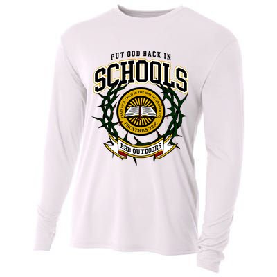 Zach Rushing Wearing Put God Back In Schools Cooling Performance Long Sleeve Crew