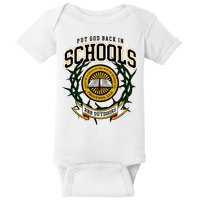 Zach Rushing Wearing Put God Back In Schools Baby Bodysuit