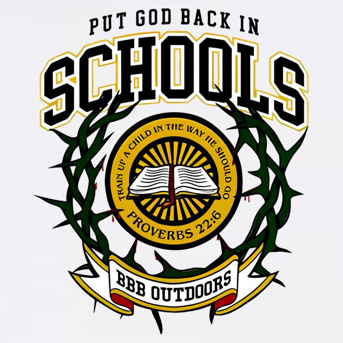 Zach Rushing Wearing Put God Back In Schools Trucker Hat
