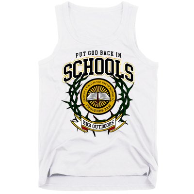 Zach Rushing Wearing Put God Back In Schools Tank Top