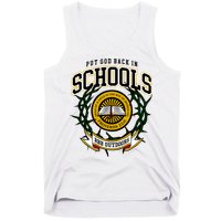 Zach Rushing Wearing Put God Back In Schools Tank Top