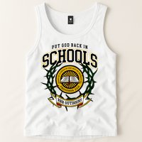 Zach Rushing Wearing Put God Back In Schools Tank Top