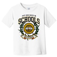 Zach Rushing Wearing Put God Back In Schools Toddler T-Shirt