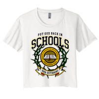 Zach Rushing Wearing Put God Back In Schools Crop Top