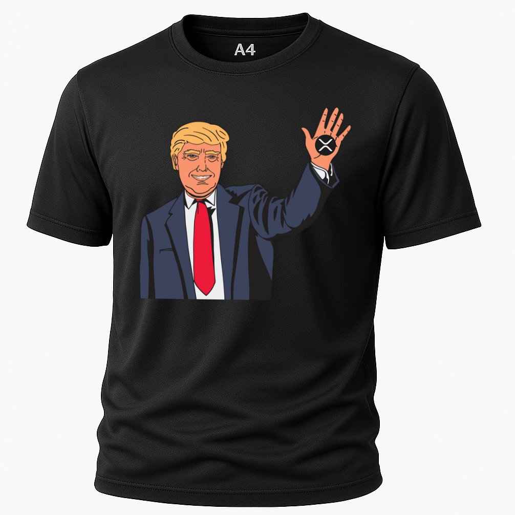 Zach Rector Wearing Trump Xrp Cooling Performance Crew T-Shirt