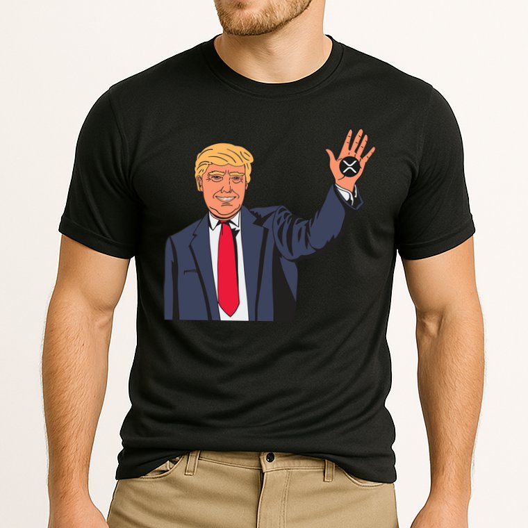Zach Rector Wearing Trump Xrp Cooling Performance Crew T-Shirt