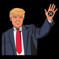 Zach Rector Wearing Trump Xrp Tall T-Shirt