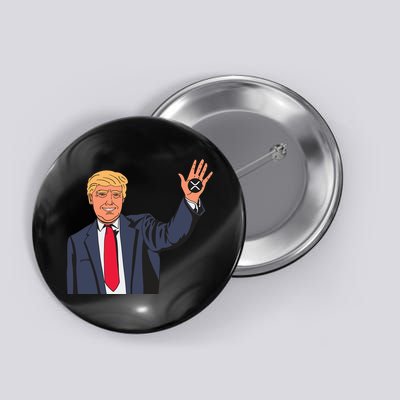 Zach Rector Wearing Trump Xrp Button