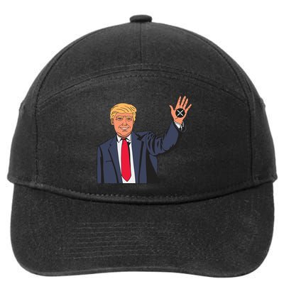 Zach Rector Wearing Trump Xrp 7-Panel Snapback Hat