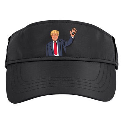 Zach Rector Wearing Trump Xrp Adult Drive Performance Visor