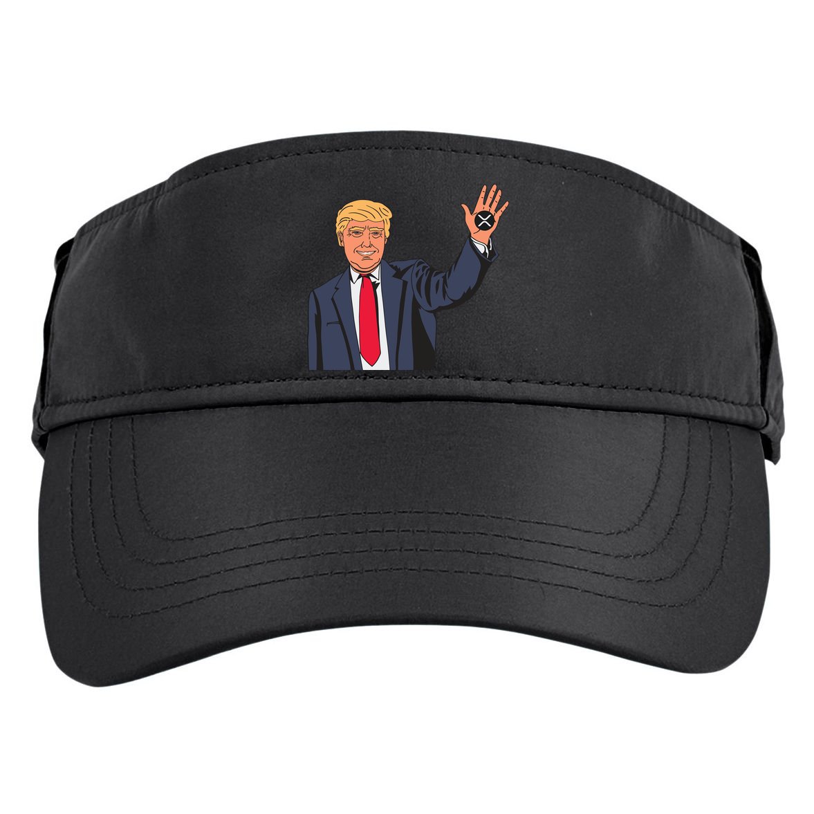 Zach Rector Wearing Trump Xrp Adult Drive Performance Visor