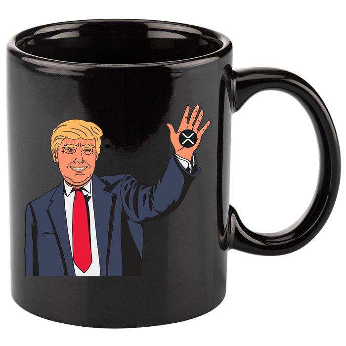 Zach Rector Wearing Trump Xrp 11oz C Handle Ceramic Mug