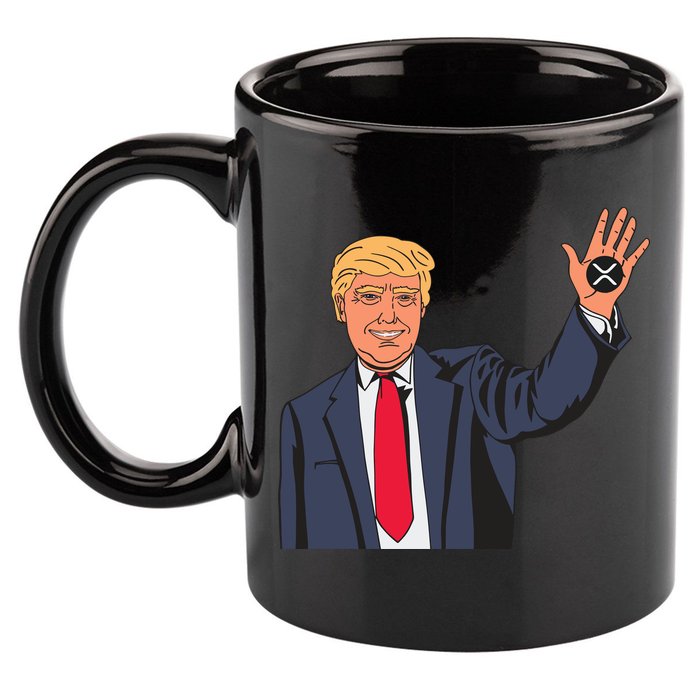 Zach Rector Wearing Trump Xrp 11oz C Handle Ceramic Mug
