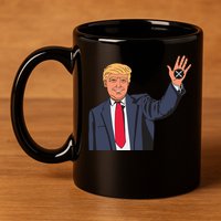 Zach Rector Wearing Trump Xrp 11oz C Handle Ceramic Mug