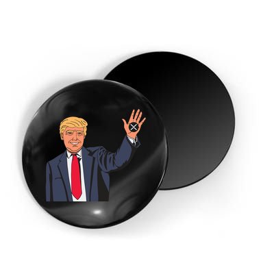 Zach Rector Wearing Trump Xrp Magnet