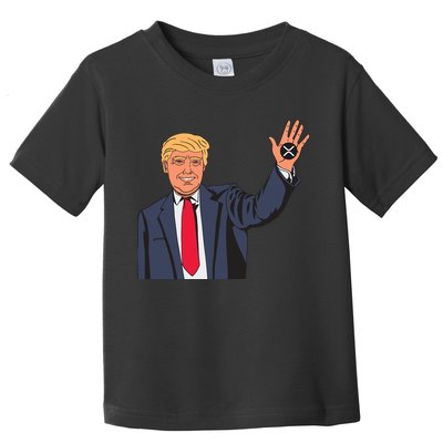 Zach Rector Wearing Trump Xrp Toddler T-Shirt