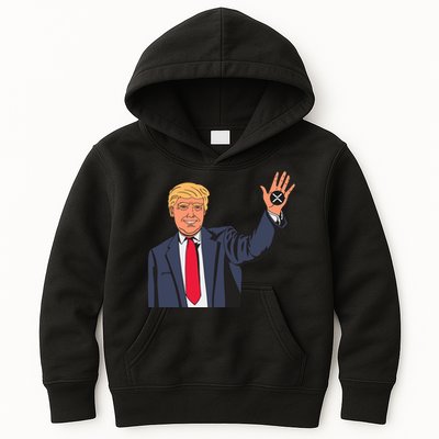 Zach Rector Wearing Trump Xrp Kids Hoodie