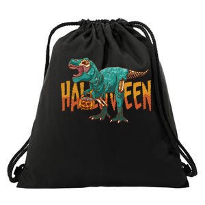 Zombie Rex Drawstring Bag