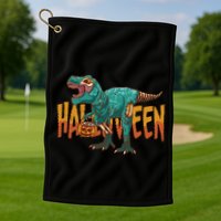 Zombie Rex Golf Towel