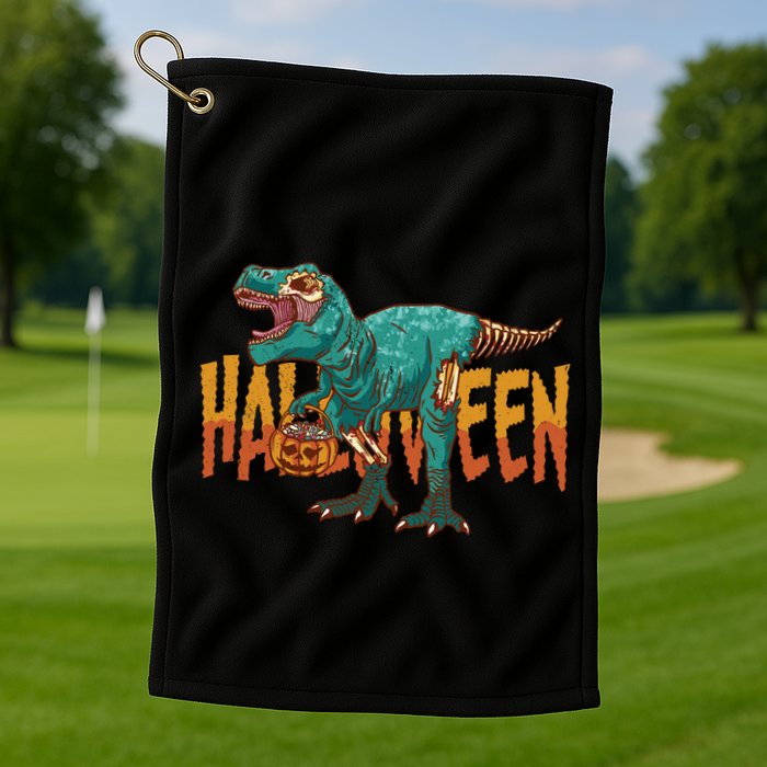 Zombie Rex Golf Towel