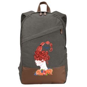 Zodiac Scorpio Astrology The Scorpion Water Cute Gift Cotton Canvas Backpack