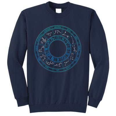 Zodiac Signs Astrology Horoscope Lover Astrological Symbols Tall Sweatshirt