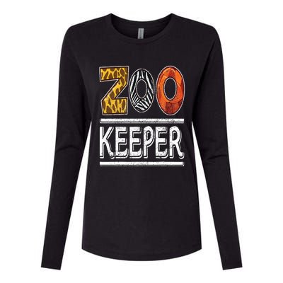 Zookeeper Safari Costume Adult Animal Print Zoo Keeper Womens Cotton Relaxed Long Sleeve T-Shirt