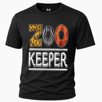 Zookeeper Safari Costume Adult Animal Print Zoo Keeper Cooling Performance Crew T-Shirt