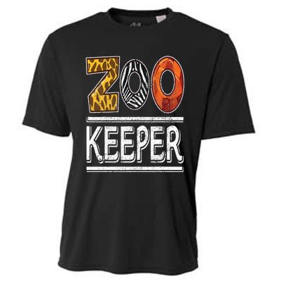 Zookeeper Safari Costume Adult Animal Print Zoo Keeper Cooling Performance Crew T-Shirt