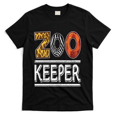 Zookeeper Safari Costume Adult Animal Print Zoo Keeper T-Shirt