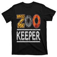 Zookeeper Safari Costume Adult Animal Print Zoo Keeper T-Shirt