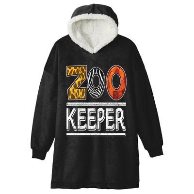 Zookeeper Safari Costume Adult Animal Print Zoo Keeper Hooded Wearable Blanket