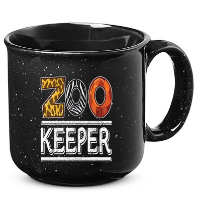 Zookeeper Safari Costume Adult Animal Print Zoo Keeper 15oz Campfire Ceramic Mug