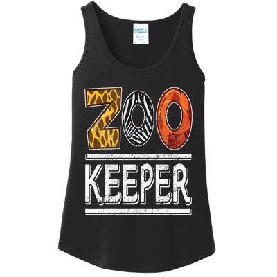 Zookeeper Safari Costume Adult Animal Print Zoo Keeper Ladies Essential Tank