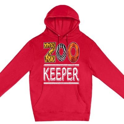 Zookeeper Safari Costume Adult Animal Print Zoo Keeper Premium Pullover Hoodie