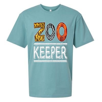 Zookeeper Safari Costume Adult Animal Print Zoo Keeper Sueded Cloud Jersey T-Shirt