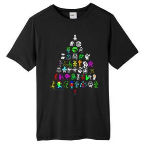 Zx Speccy Christmas Spectrum 8bit Tree Xmas Tall Fusion ChromaSoft Performance T-Shirt