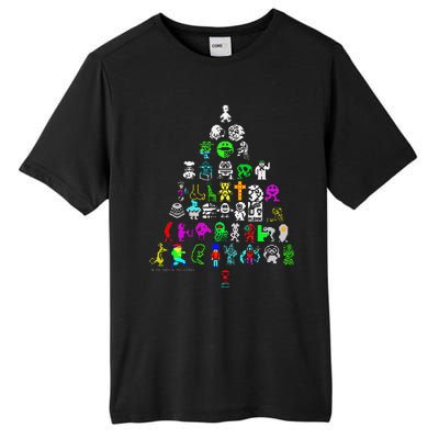 Zx Speccy Christmas Spectrum 8bit Tree Xmas Tall Fusion ChromaSoft Performance T-Shirt