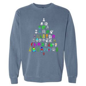 Zx Speccy Christmas Spectrum 8bit Tree Xmas Garment-Dyed Sweatshirt