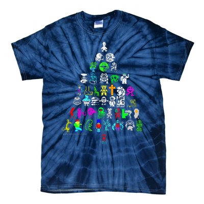 Zx Speccy Christmas Spectrum 8bit Tree Xmas Tie-Dye T-Shirt